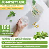 2 in 1 Oil of Oregano Capsules - Oregano Oil with Black Seed Oil, Herbal Extracted Supplement with Carvacrol | 300 Softgels - 150 Days Supply